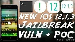 NEW iOS 12.1.3 JAILBREAK VULNERABILITY + PoC RELEASED! | What You Need To Know