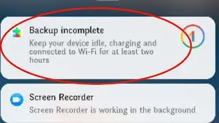 Backup Incomplete Keep Your Phone Idle Problem Solve | Fix Backup Incomplete Google Play Services
