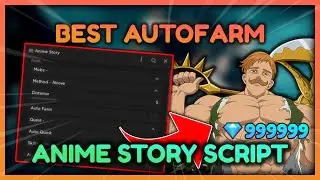 *NEW* ANIME STORY SCRIPT GUI 🔥 BEST AUTO FARM, AUTO LOOT, AUTO ORE & MORE🔥 Roblox Anime Story Script