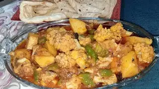 Aaloo Gobi Ki Sabzi|Potato With Coli Flower|