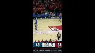 Keisei Tominaga Hits the Contested Triple vs. Creighton | Nebraska Mens Basketball