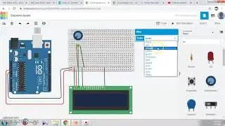 Tinkercad - Interfacing LCD with Arduino