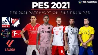 PES 2021 Option File PS4 & PS5 by TGB Pes21 Mods