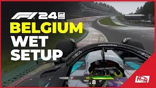 F1 24 Belgium WET Car Setup 🌧️