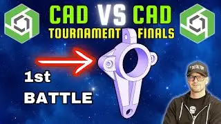 3D CAD esports - TOURNAMENT FINALS!  Imants vs Airwick - Match 1 - Onshape vs Onshape