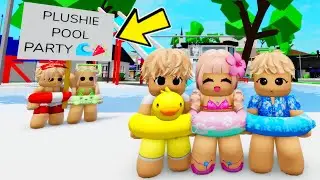 We Find a PLUSHIE POOL PARTY..(Brookhaven)