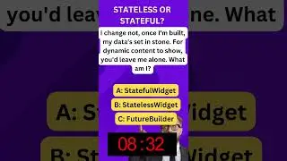Flutter Immutable Mystery: Stateless or Stateful?  comment your answer 