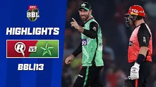 Melbourne Renegades v Melbourne Stars | BBL|13