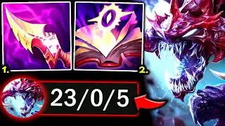 CHOGATH TOP BUT I HAVE 1K+ AP AND CANT BE STOPPED (5.7K+ HP) - S14 Chogath TOP Gameplay Guide