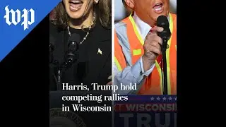 Harris, Trump hold Wisconsin rallies days ahead of election