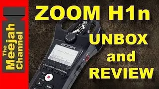 The Zoom H1n audio recorder. Unboxing and review