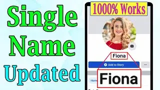 How to One Name on Facebook || Single Name on Facebook 2021 || Remove Last Name on Facebook