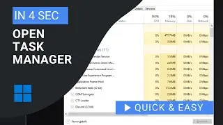 How to Open Task Manager on Win 10 & 11