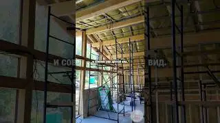 Внутренние и фасадные работы в фахверковом доме в Разметелево