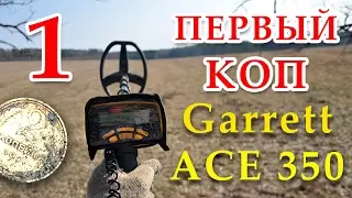 ИЩЕМ МОНЕТЫ!  Первый коп с ACE 350 Euro - разведка боем, осваиваю металлоискатель