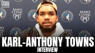 Karl-Anthony Towns on Timberwolves Improvements, Leadership with D'Angelo Russell & Wolves Defense