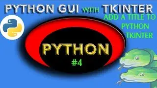 python with tkinter, how to add title to the window python gui
