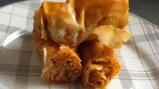 HOMEMADE BAKLAVA ROLLS EASY TO MAKE