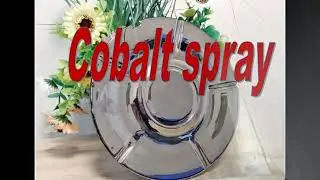 Кобальт распылением. Cobalt spraying.