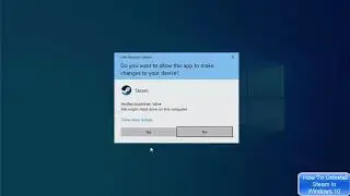 How To Uninstall Steam In Windows 10