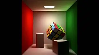 Rubiks Cube in a Cornell Box