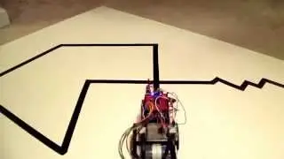 Arduino project Line Follower Robot Test