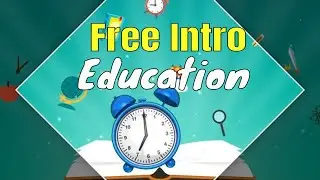 Intro Template Video For Education Channel | Back To School Opening Video Free