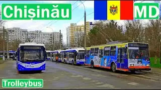 CHIŞINĂU TROLLEYBUS / Troleibuze din Chișinău 2024 [4K]