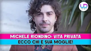 Michele Riondino, Vita Privata: Chi E' Sua Moglie E Che Lavoro Fa!