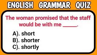 Can YOU Get a Perfect Score? - ULTIMATE English Grammar Quiz Challenge