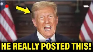 SWEATY Trump LOSES HIS MIND in Panicked New Video