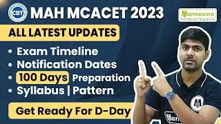 MAH MCA CET 2023 - Exam Timeline | Notification Dates | Syllabus | Pattern | 100 Days Preparation