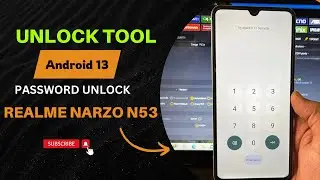 Unlock Realme Narzo N53 Password Lock with Unlocktool | Full Tutorial