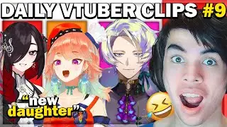 Daily Vtuber Clips YOU SENT ME!! #9 |Claude got adopted into Krisis on his birthday