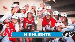 Nebraska at Iowa | Highlights | Big Ten Volleyball | Nov. 19, 2023