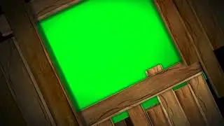 Wooden Template Green Screen Intro Video No Text | Copyright Free Video Background