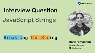 Interview Question - JavaScript String Substring