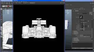 Modeling tutorial in Maya - RB6 F1 car - pre-video 02