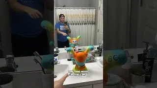 The toy is freaking me out #funny #comedy #gamer #relatable #skit