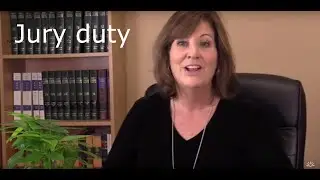 How Jury Duty works. Video #1 of the series.
