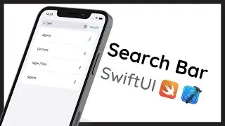 How to create a Search Bar in Xcode with SwiftUI (iOS)