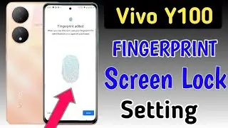 Vivo y100 5g fingerprint lock setting/vivo y100 fingerprint screen lock/fingerprint sensor