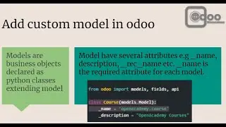 How to add new custom model in Odoo | Develop custom module.