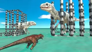 7 Carnivorous Dinosaurs Rescue the Indominus Rex