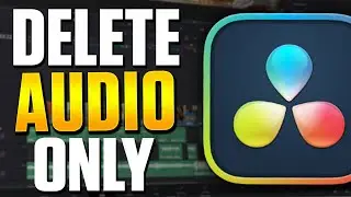 How To Delete Audio Only In Davinci Resolve