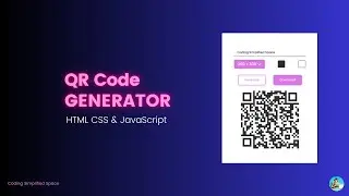 QR Code Generator Website Tutorial | HTML CSS & JavaScript (Hindi)