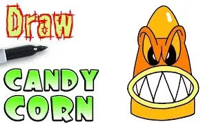 How to Draw Candy Corn | Cuphead