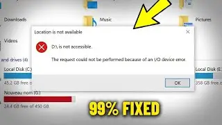 The request could not be performed because of an I/O device error in Windows 11/10/8/7 - How To Fix