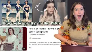 Reacting to 1940s Beauty Advice Guides... (is this good advice?)