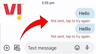 Message Not Sent Tap To Try Again Vi Sim | Vodafone Idea Sms Not Sending
